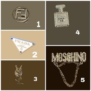 Designer bling jibbitz or crocs charms